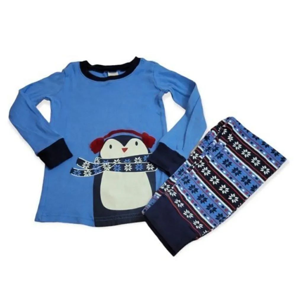 Gymboree penguin pajamas 4T